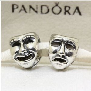 RARE Pandora Theatre Mask Charm